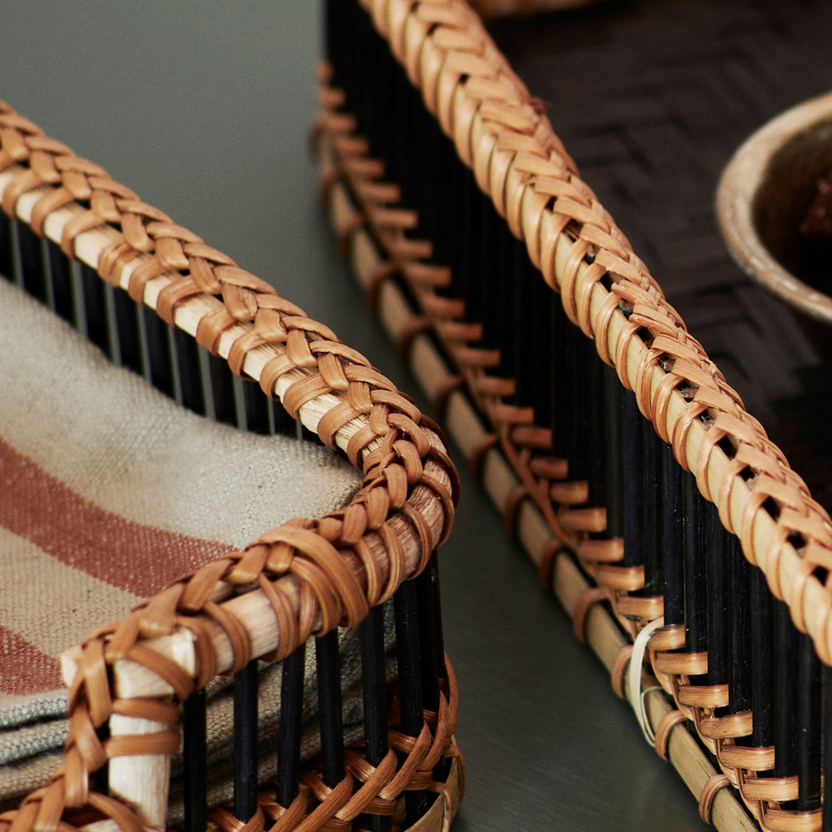 Bamboo Serving Trays | Set of 2