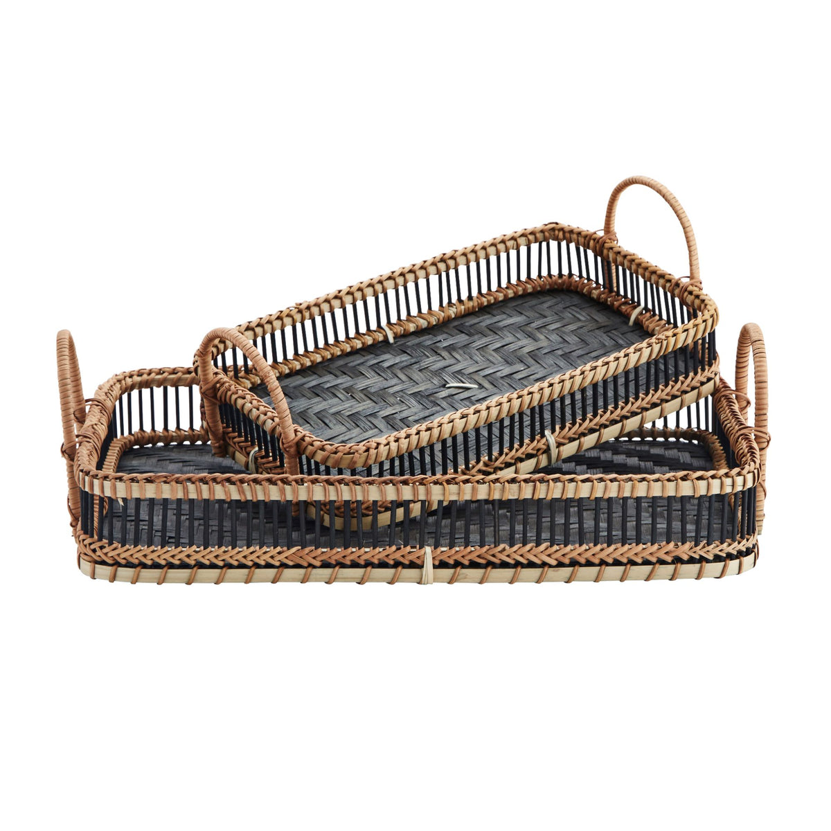 Bamboo Serving Trays | Set of 2