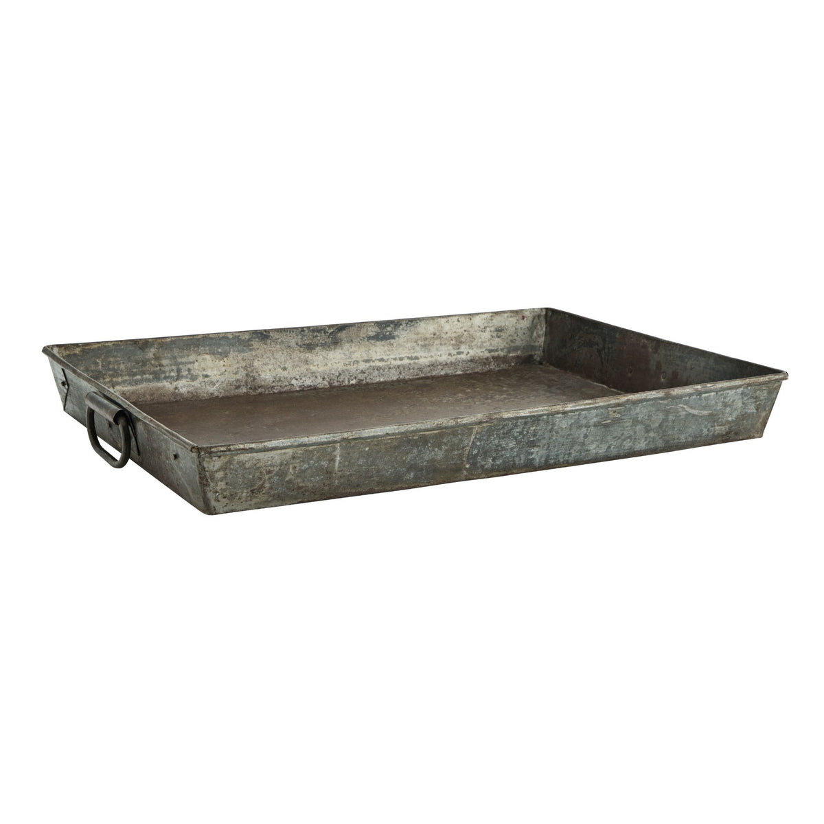 Recycled Serving Tray | Aged Metal