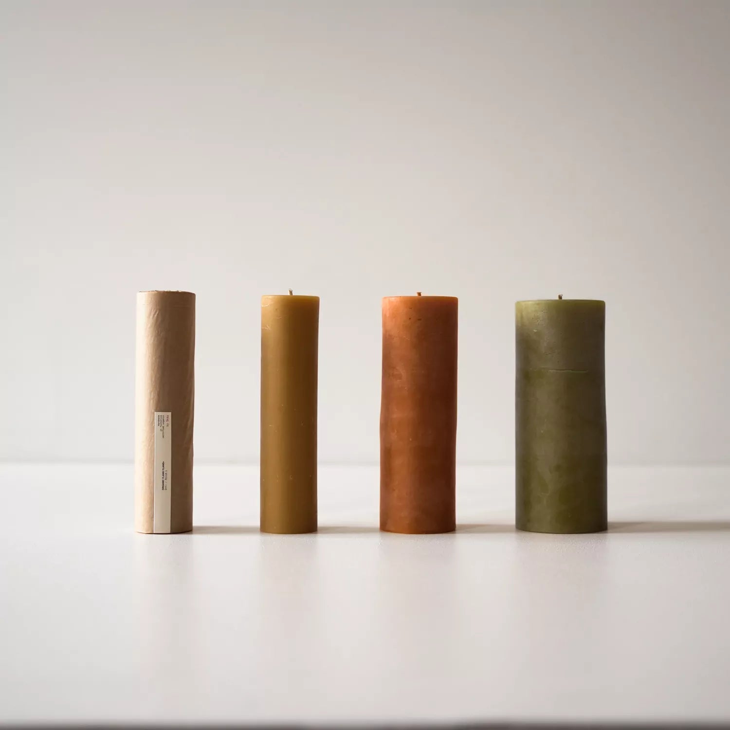 Organic Pillar Candles