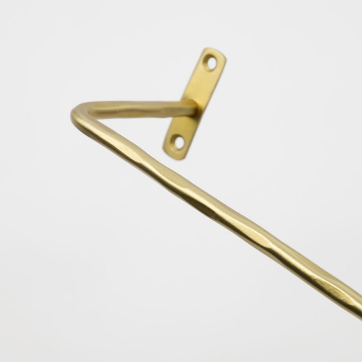 Metal Hanging Rail | Brushed Brass