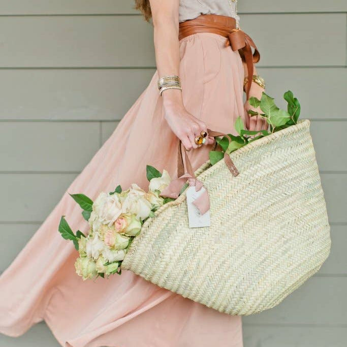 Woven Storage Market Bag | Handwoven