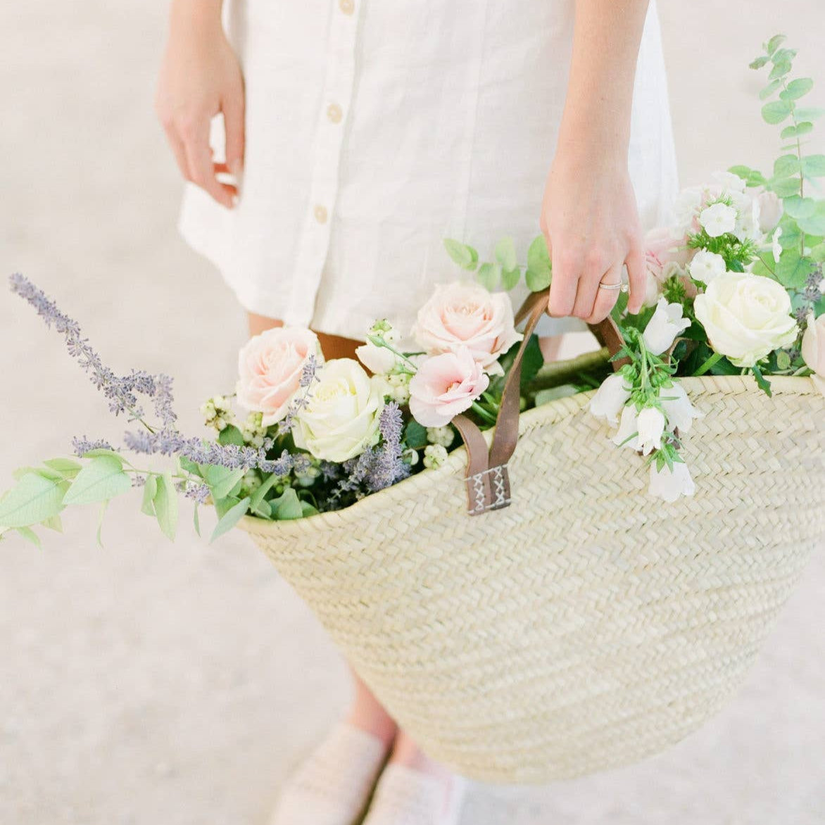 Woven Storage Market Bag | Handwoven