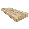 Natural Brass Bracket Shelf | Thin