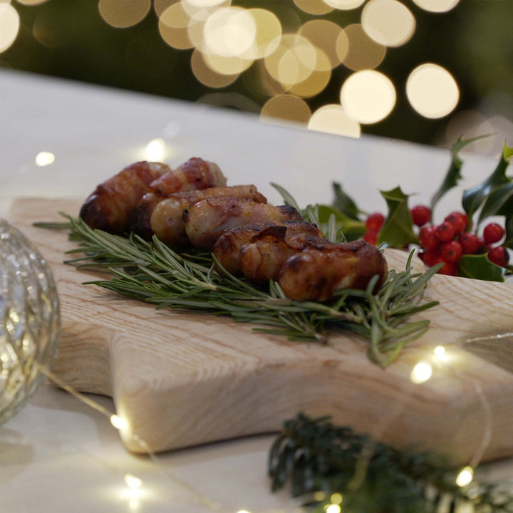 Rustic Christmas Tree Serving Board | Solid Ash