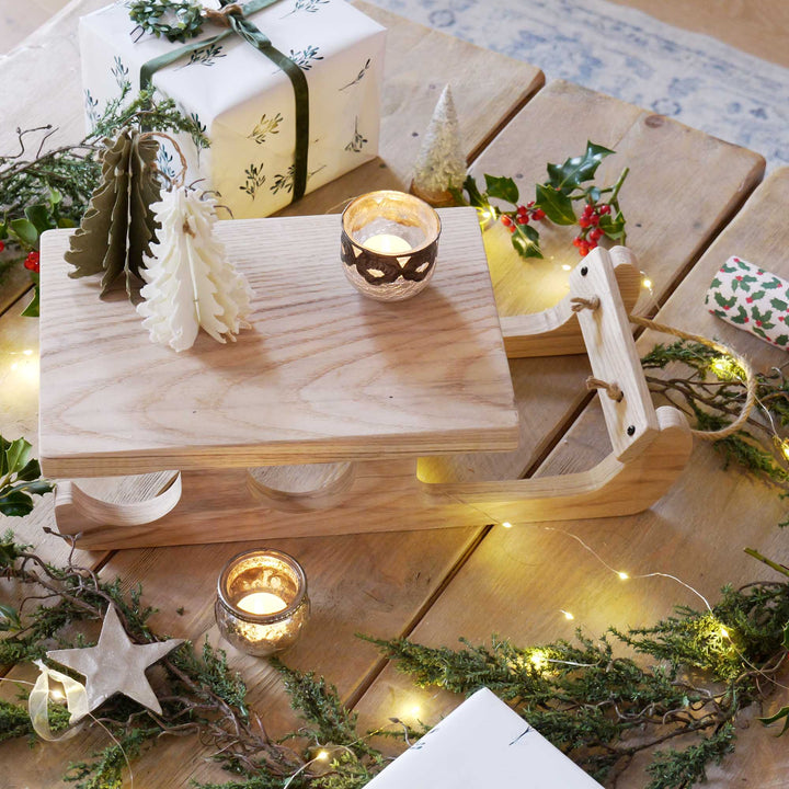 Wooden Christmas Sleigh