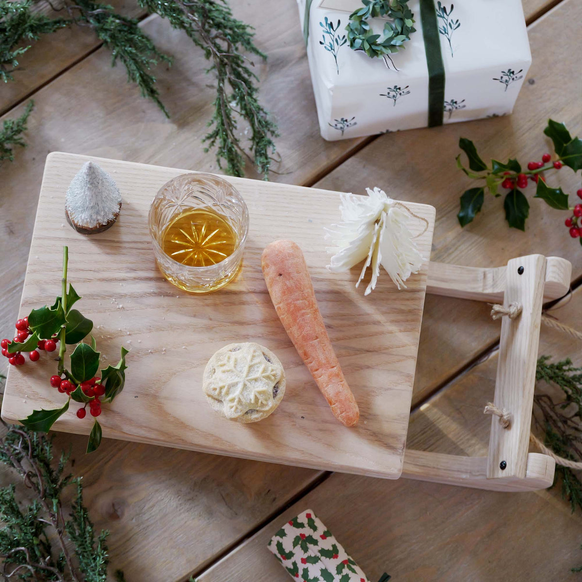 Wooden Christmas Sleigh