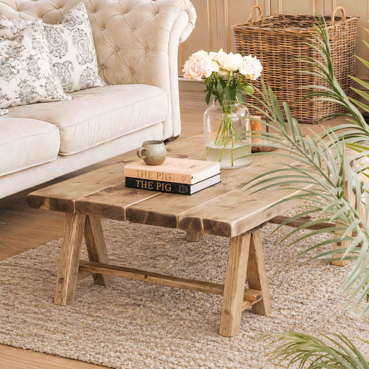 Trestle Coffee Table