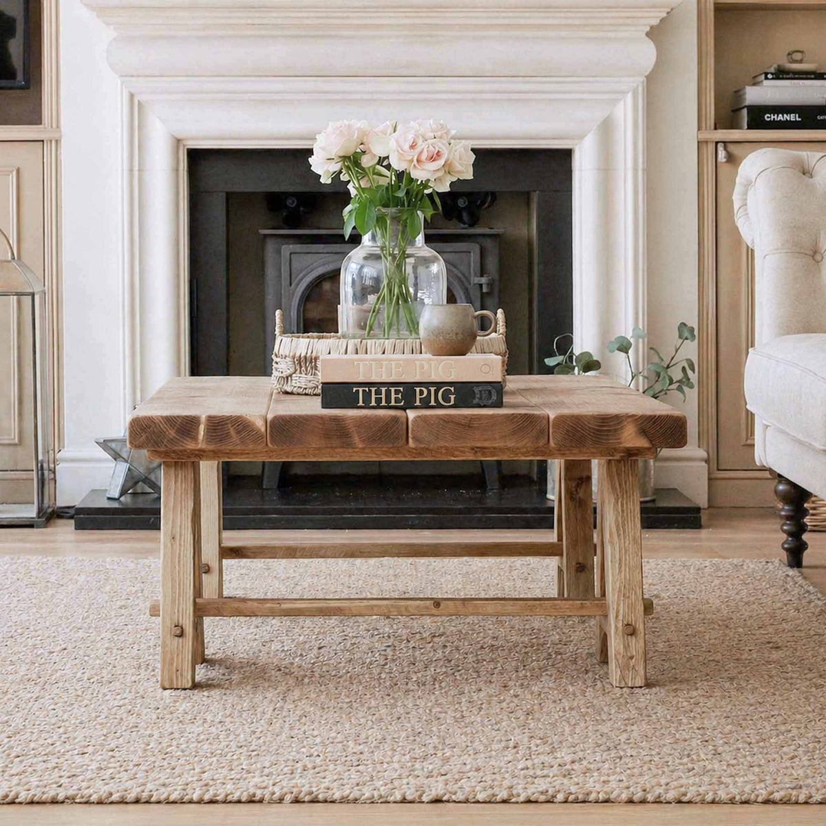 Trestle Coffee Table