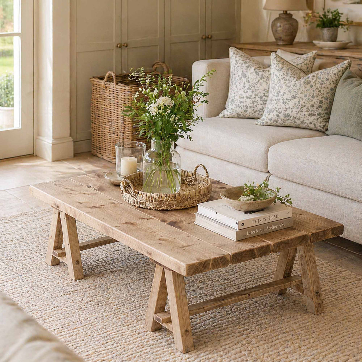Trestle Coffee Table