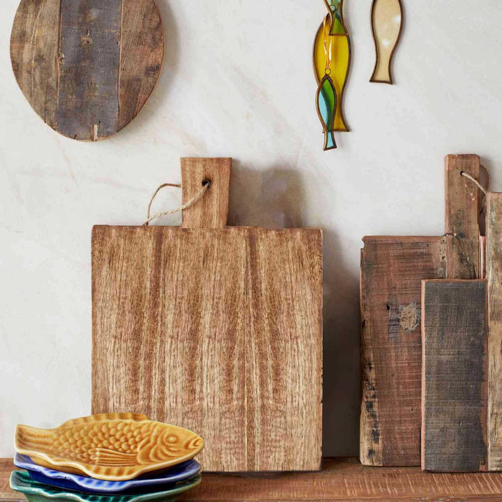 Recycled Wooden Trays - Square | Set of 2