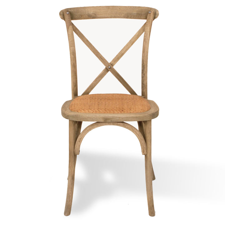 Rustic Rattan Chair