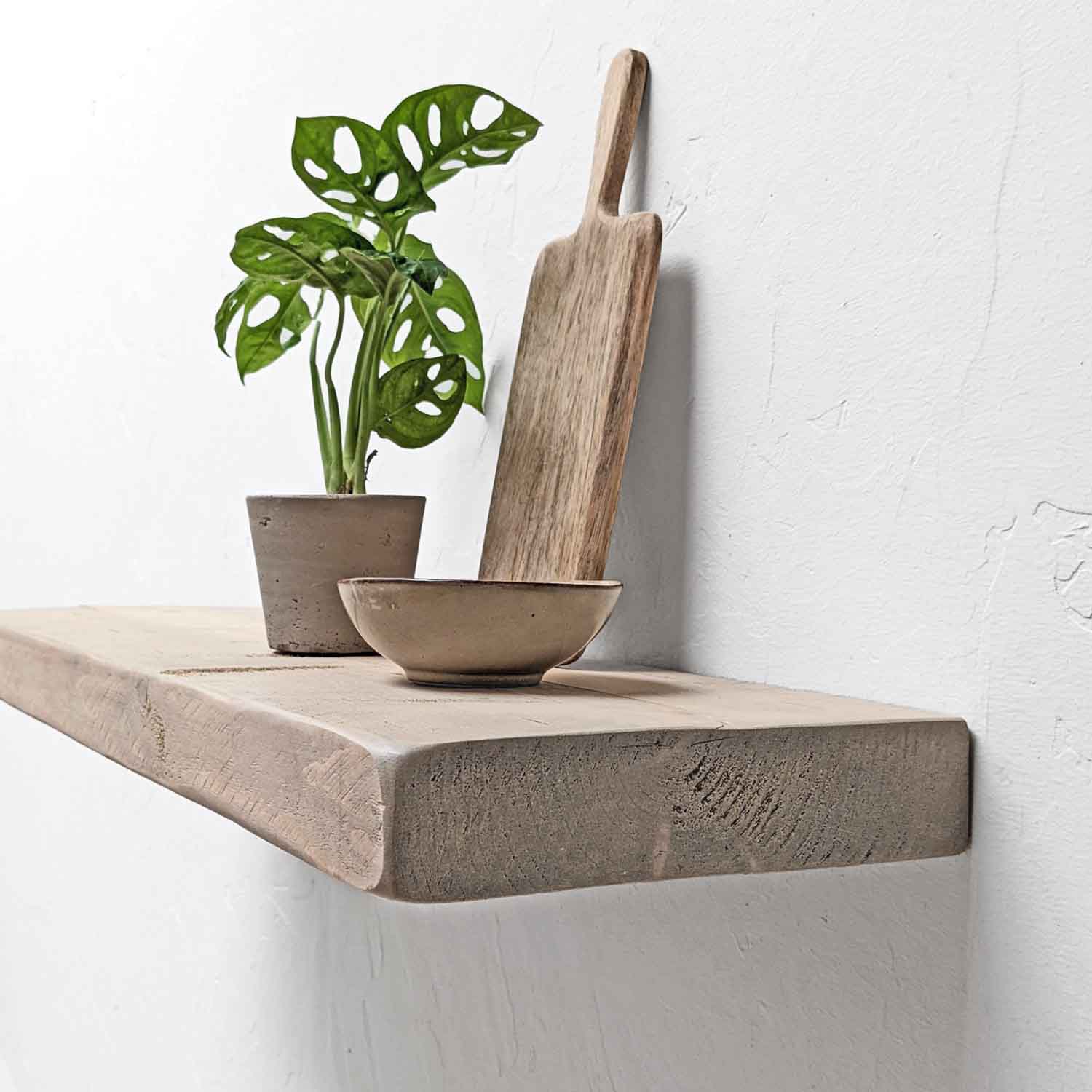 Shabby Chic Wooden Floating Shelf | 22cm Depth – Ben Simpson Furniture