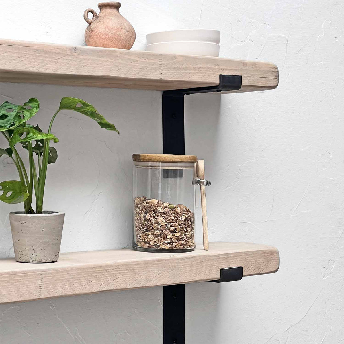 Shabby Chic Shelf | Lipped Brackets | 15cm Depth