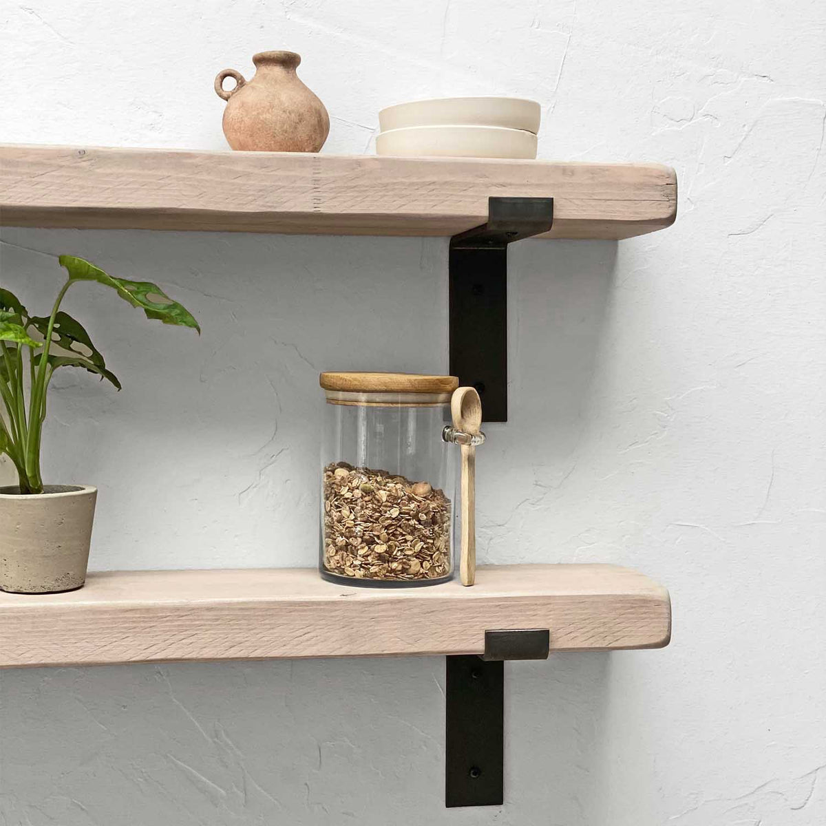 Shabby Chic Shelf | Lipped Brackets | 15cm Depth