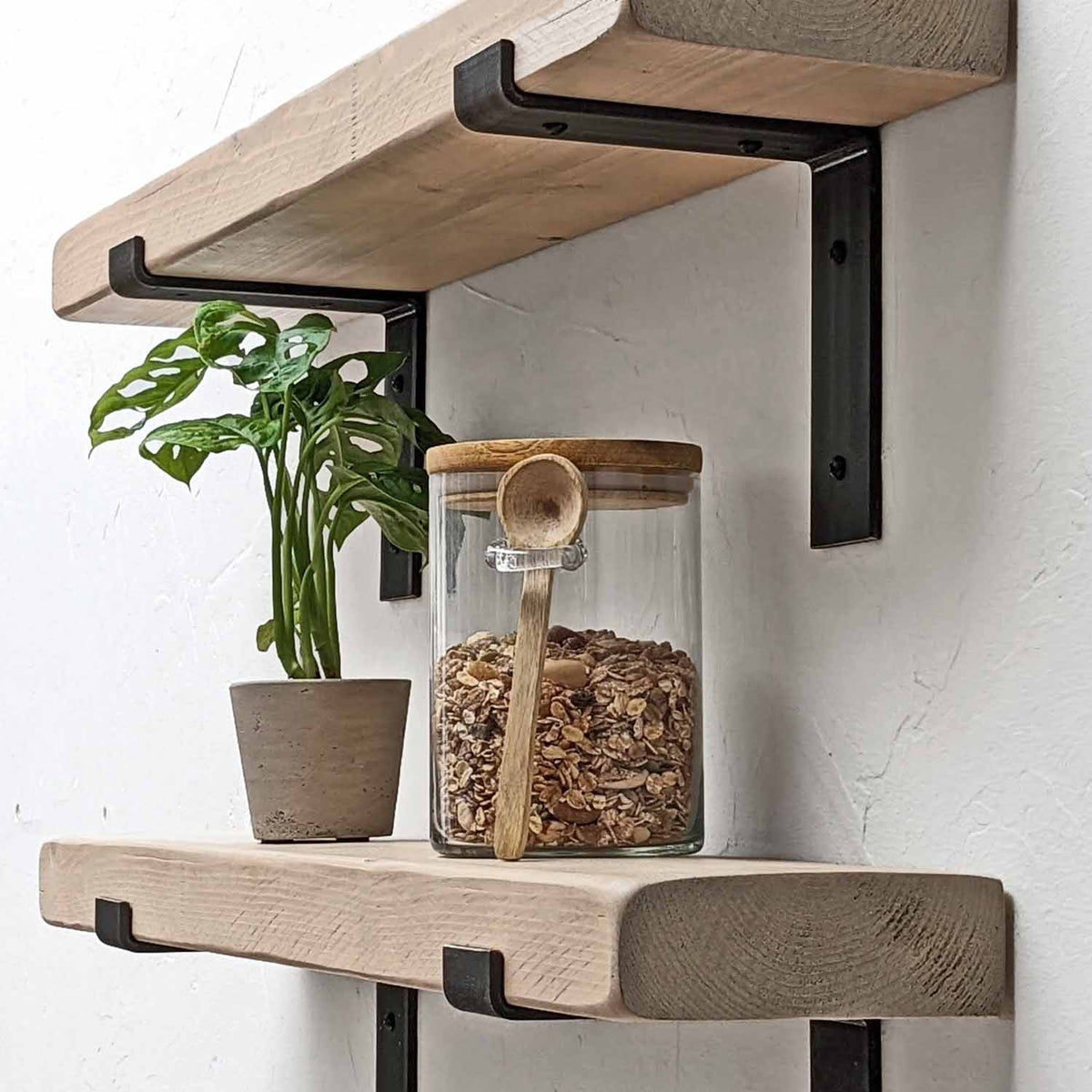 Shabby Chic Shelf | Lipped Brackets | 15cm Depth