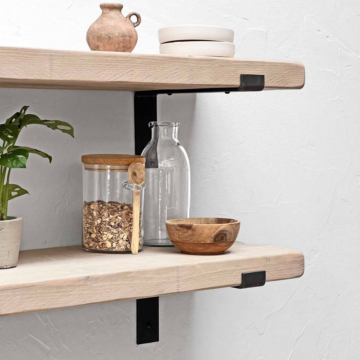 Shabby Chic Shelf | Lipped Brackets | 30cm Depth