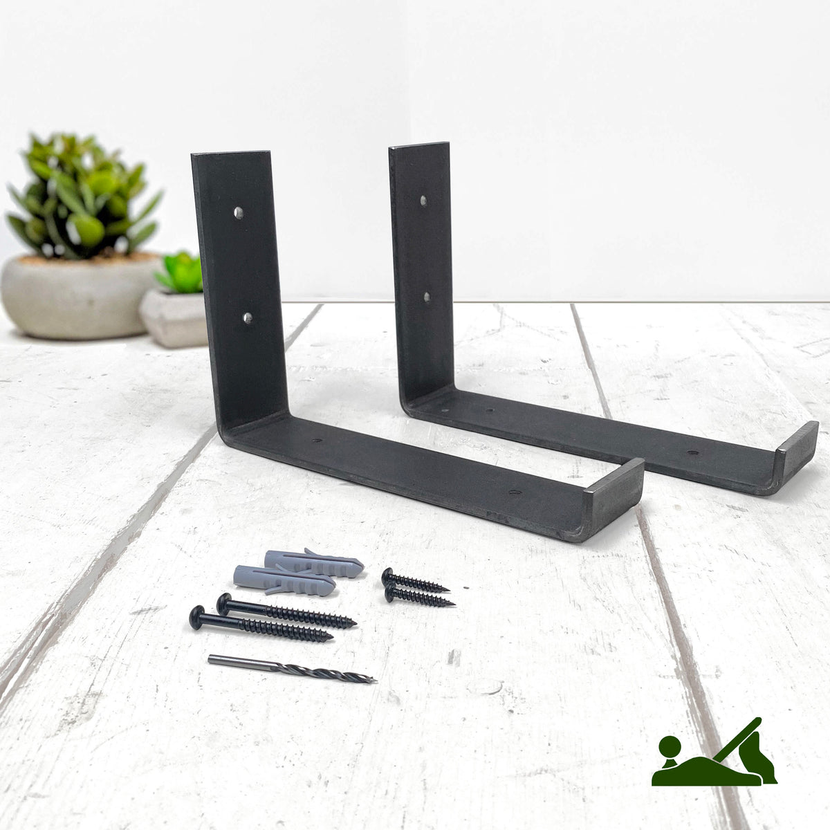 Inverted Metal Shelf Bracket