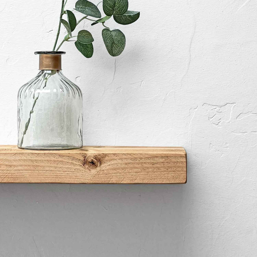 Contemporary Wooden Floating Shelf 15cm Depth Ben Simpson Furniture