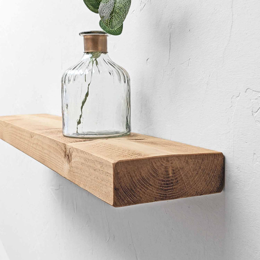 Contemporary Wooden Floating Shelf 15cm Depth Ben Simpson Furniture