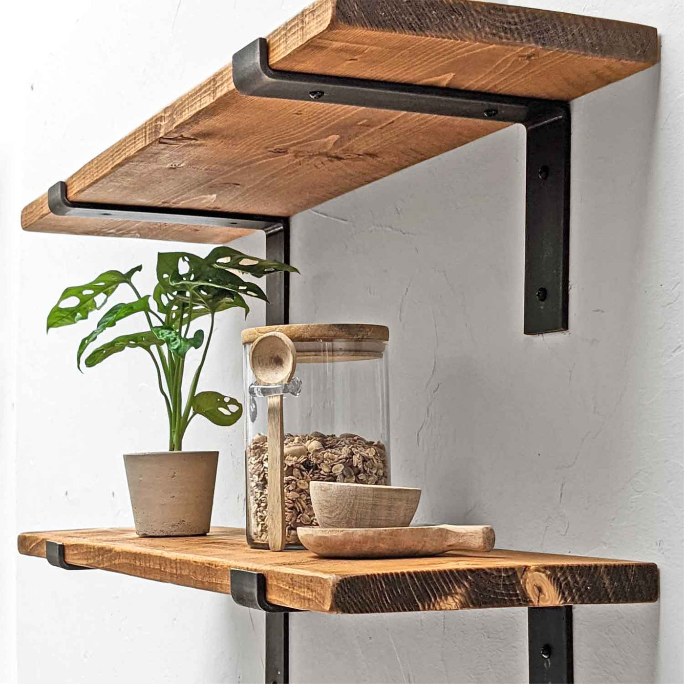 Ben Simpson Furniture | Thin Lipped Bracket Shelf - 22cm Depth