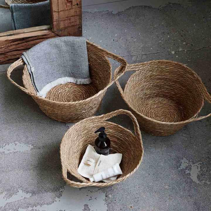 Handle Storage Basket | Natural